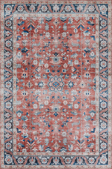 Novogratz Doheny 100% Polyester Rust Area Rug, 2' X 3'