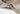 Black Contemporary area rug 1'10" X 2 - corner detail and border