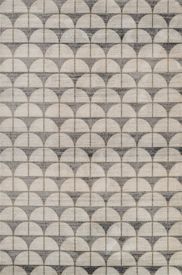 Charcoal Machine - Made Area Rug, Edition EDI-2 1'10" X 2'10"