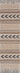 Brown Stripe area rug 2'3" X 7 - detail shot showing pile and weave