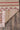 Brown Southwestern area rug 6' X 9' - corner detail and border