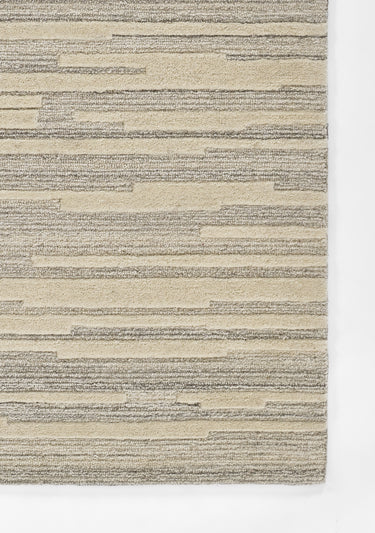 Grey area rug 9' X 12' - close-up of pattern and texture