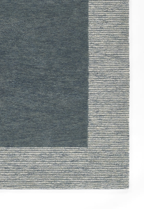 Everett RUG-2 Contemporary Area Rug in Blue, 2' X 4' lifestyle