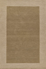 Everett EVT-6 Taupe Wool Hand-Tufted Rectangle Indoor Area Rug – 100% Wool