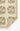 Ivory area rug 5' X 7' - overhead flat lay view