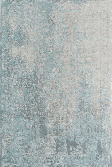 Momeni Genevieve 100% Polyester Light Blue Area Rug, 3'10" X 5'7"