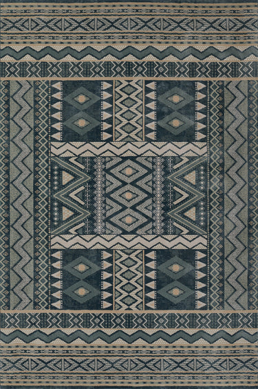 Momeni GNV-9 Area Rug, Blue 8'11" X 12'6"
