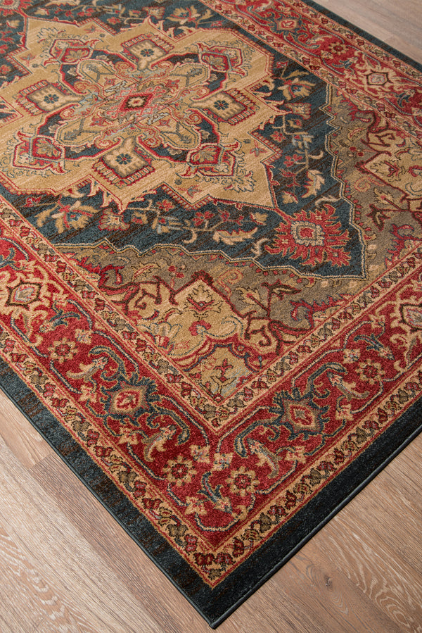 Navy Oriental Area Rug by Momeni, Ghazni 5'3