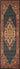 Navy Oriental area rug 5'3" X 7 - detail shot showing pile and weave