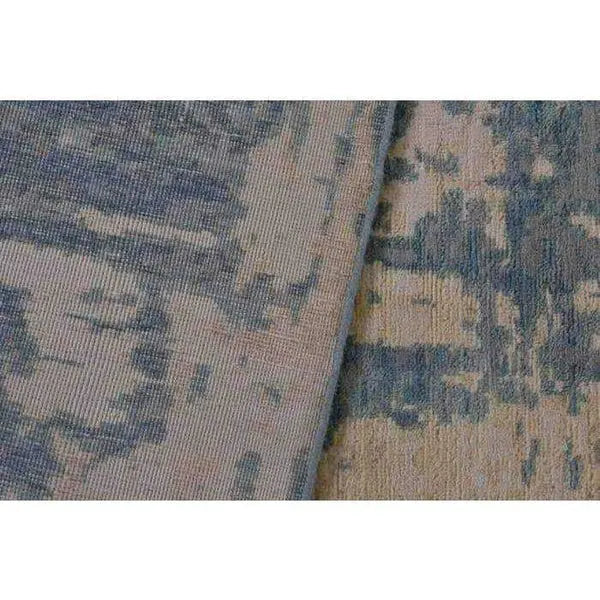 Grey Wool & Silk Area Rug - AR1717