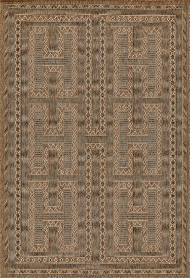 Natural Machine - Made Area Rug, Hampton HAM-2 5'3" X 7'