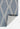 Blue Polypropylene area rug 4'1" X 6 - corner detail and border