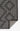 Black Geometric area rug 8' X 10' - overhead flat lay view