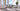 Blue Transitional area rug 9' X 12' - corner detail and border