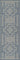 Blue Polypropylene area rug 5'3" X 7 - detail shot showing pile and weave