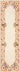 Ivory Transitional area rug 4' X 4' - styled in a living room
