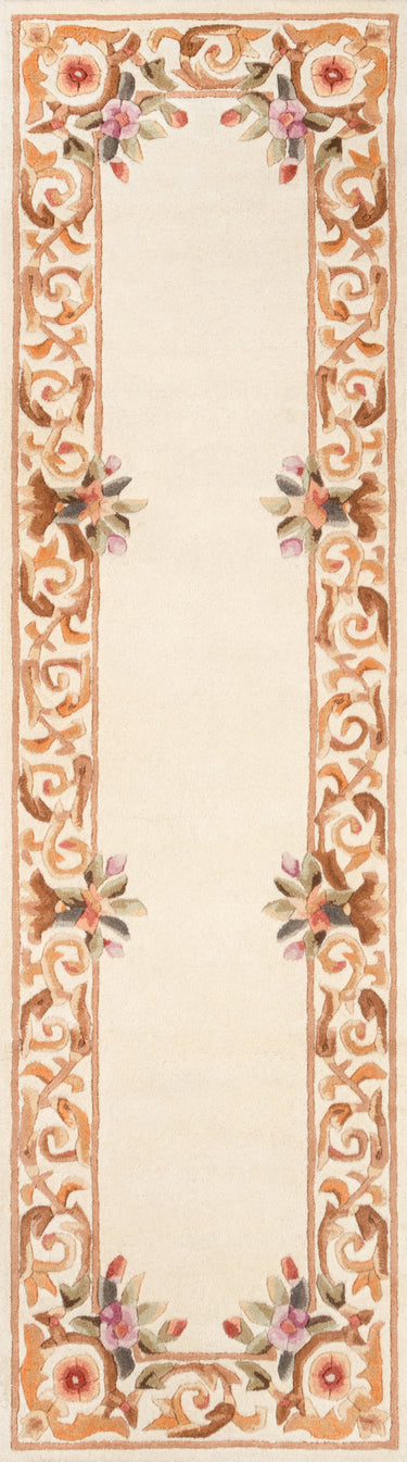 Momeni Ivory Harmony India Area Rug in 5' X 8' - HAI-7