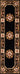 Black Wool area rug 4' X 4' - detail shot showing pile and weave