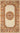 Ivory Transitional area rug 2' X 3' - styled in a living room