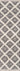 Black Southwestern area rug 2'3" X 7 - detail shot showing pile and weave
