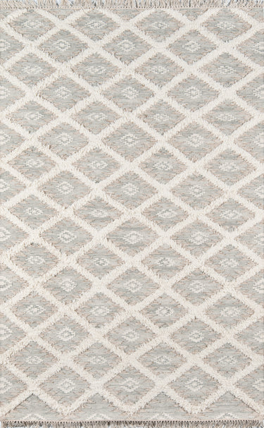 Momeni Grey Harper Runner Rug in 2'3" X 7'10" Runner - HAR-1