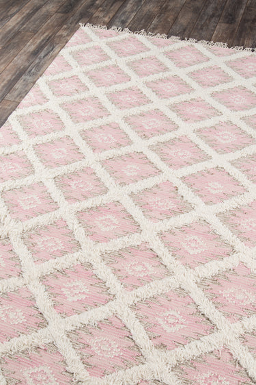 Wool area rug 7'6" X 9 - close-up of pattern and texture