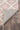 Pink area rug 3' X 5' - corner detail and border
