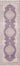 Purple area rug 2'6" X 10 - detail shot showing pile and weave