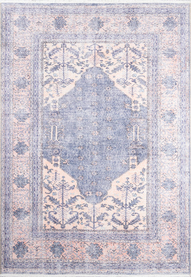 Denim Helena Machine - Made Runner Rug by Momeni, 2'6" X 10' Runner