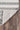 Ivory Polyester area rug 3'6" X 5 - corner detail and border