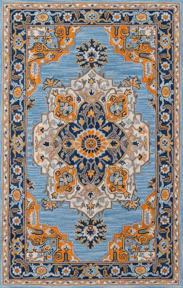 Blue Hand - Tufted Runner Rug, Ibiza IBI-1 2'3" X 7'10" Runner