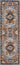 Blue area rug 6' X 9' - detail shot showing pile and weave