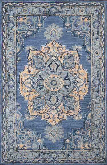 Ibiza Denim Runner Rug - IBI-1 Hand - Tufted, 2'3" X 7'10" Runner