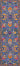 Blue Polyester area rug 8' X 10' - detail shot showing pile and weave
