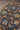 Black Oriental area rug 2'3" X 7 - close-up of pattern and texture