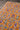 Orange Oriental area rug 5' X 8' - close-up of pattern and texture