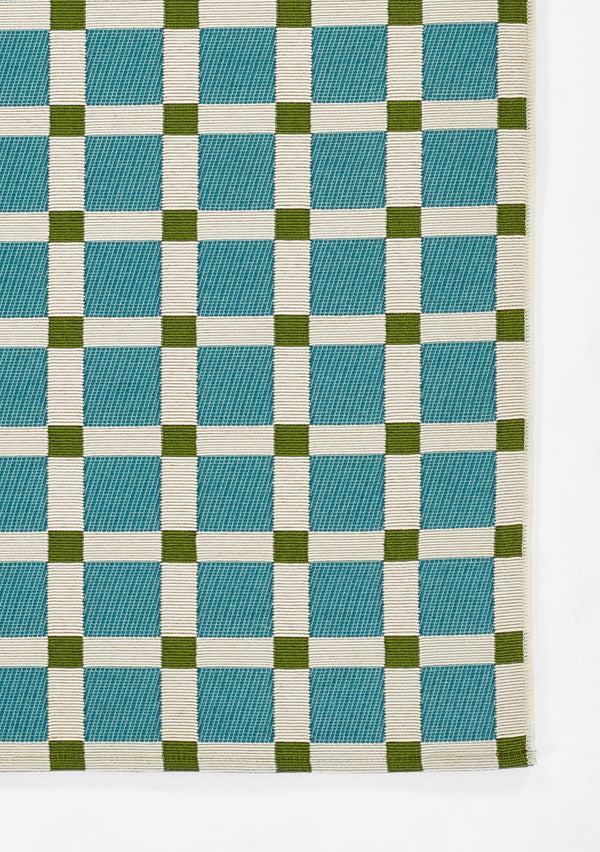 Blue Distressed Area Rug by Novogratz, Icon 8'10