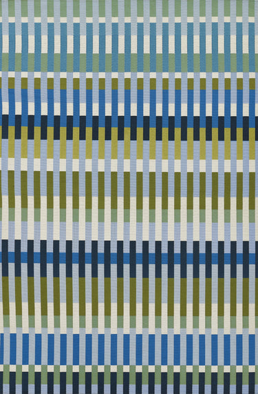 Blue Icon Machine - Made Runner Rug by Novogratz, 2'8" X 10' Runner
