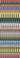 Multi Stripe area rug 2'8" X 8 - detail shot showing pile and weave