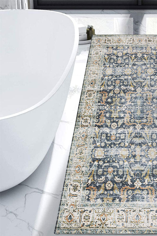 100% Polyester Vintage  Indoor Area Rug