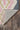 Pink Southwestern area rug 3' X 5' - corner detail and border