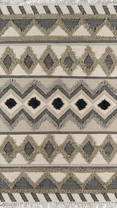 Avalon Sage Handwoven Area Rug, Indio IND-4 3' X 5'