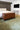 Green area rug 2'3" X 8 - overhead flat lay view
