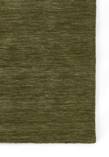 Green Contemporary area rug 5' X 8' - close-up of pattern and texture