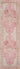 Pink Medallion area rug 2' X 3' - detail shot showing pile and weave