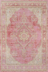 ISA-01 Isabella rug with ornate medallion design in polyester.