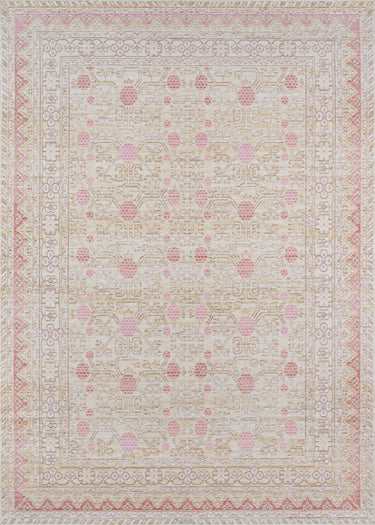 Pink Isabella Machine - Made Area Rug by Momeni, 9'3" X 11'10"