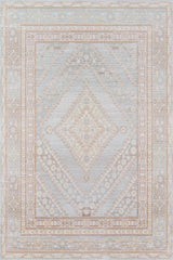 ISA Collection Area Rug – Traditional Medallion, Low-Pile & Durable