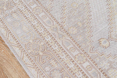 ISA Collection Area Rug – Traditional Medallion, Low-Pile & Durable