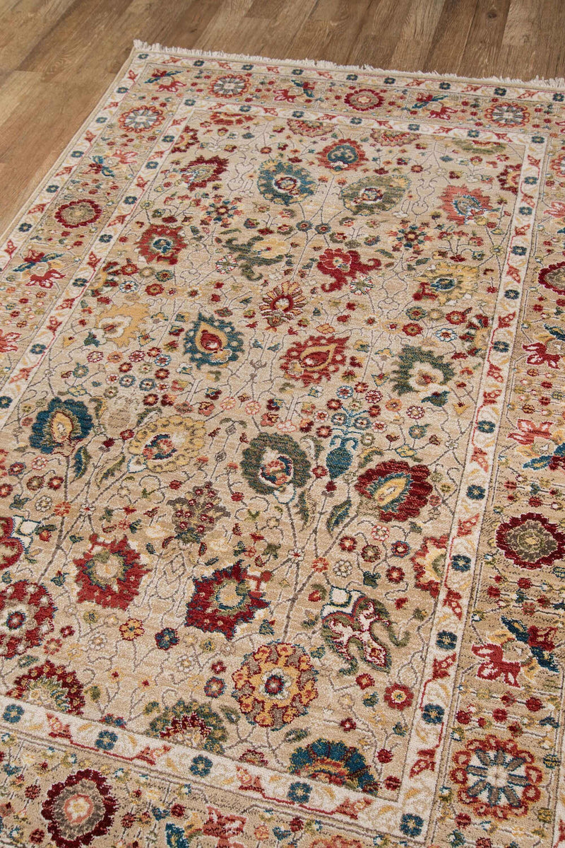 Ivory Traditional Area Rug